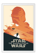 Poster Baby Yoda - Mandaloriano - Mandalorian - Séries