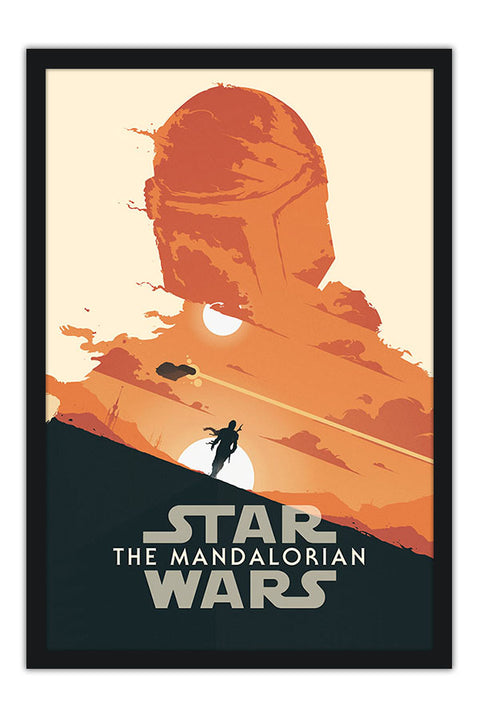 Poster Baby Yoda - Mandaloriano - Mandalorian - Séries