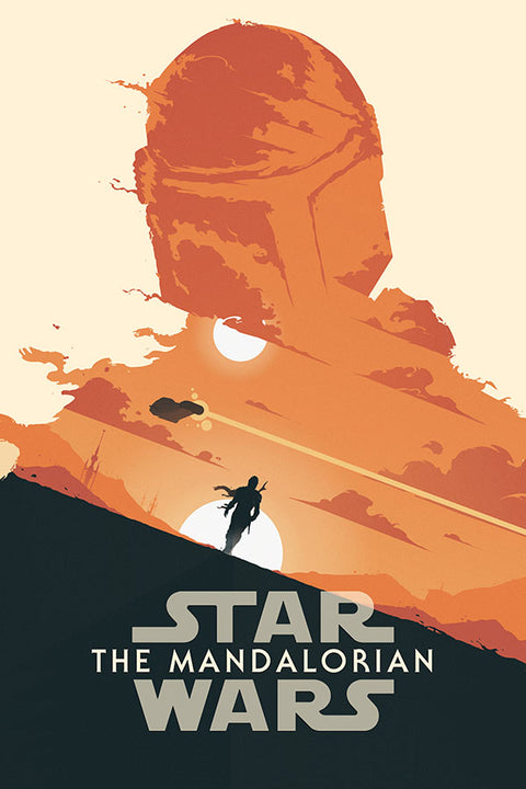 Poster Baby Yoda - Mandaloriano - Mandalorian - Séries