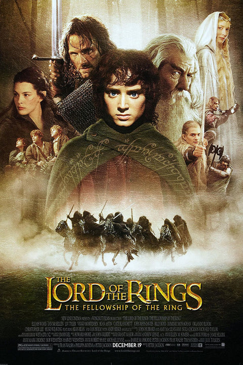 Poster  Senhor Dos Aneis: A Sociedade do Anel - Lord Of The Rings: The Fellowship of the Ring - Filmes