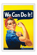 Poster We Can Do It - Rosie The Riveter - Clássico - Feminismo