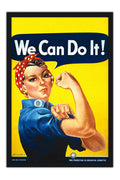 Poster We Can Do It - Rosie The Riveter - Clássico - Feminismo