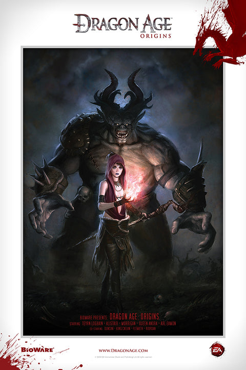 Poster Dragon Age Origins - Games