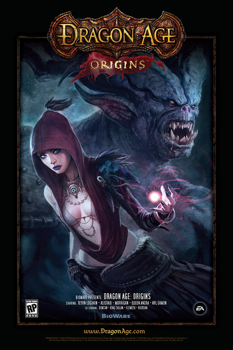 Poster Dragon Age Origins - Games