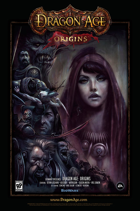 Poster Dragon Age Origins - Games