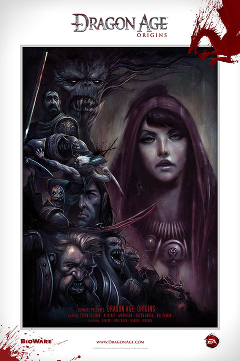 Poster Dragon Age Origins - Games
