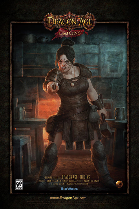 Poster Dragon Age Origins - Games