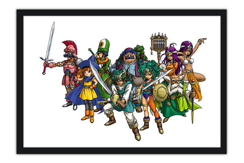 Poster Dragon Quest IV - Games