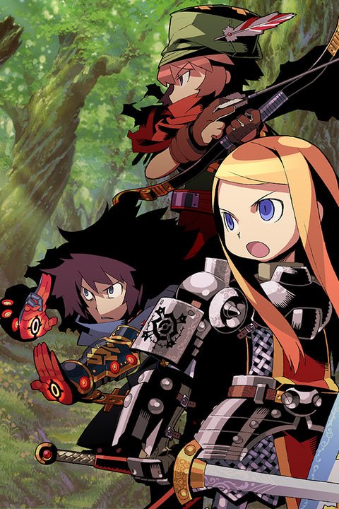 Poster Etrian Odyssey - Games