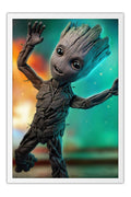 Poster Baby Groot - Guardians Of The Galaxy - Guardiões Da Galaxia - Filmes 