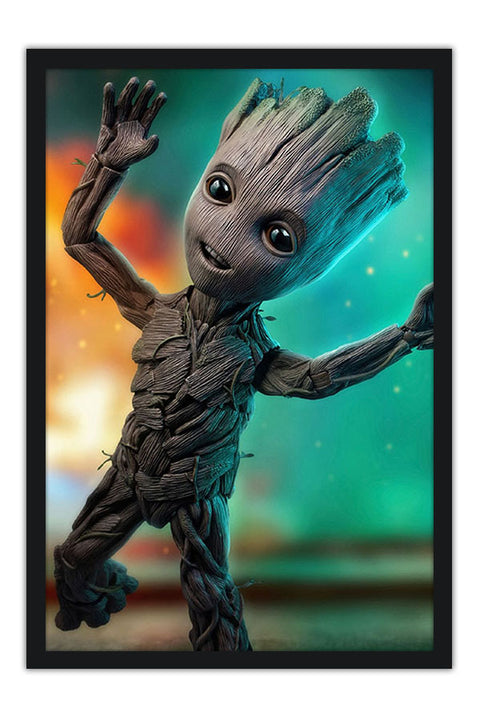 Poster Baby Groot - Guardians Of The Galaxy - Guardiões Da Galaxia - Filmes 