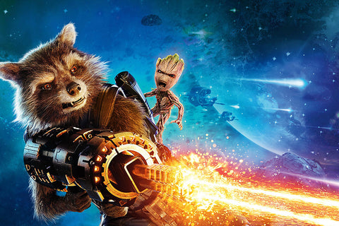 Poster Baby Groot - Guardians Of The Galaxy - Guardiões Da Galaxia - Filmes 