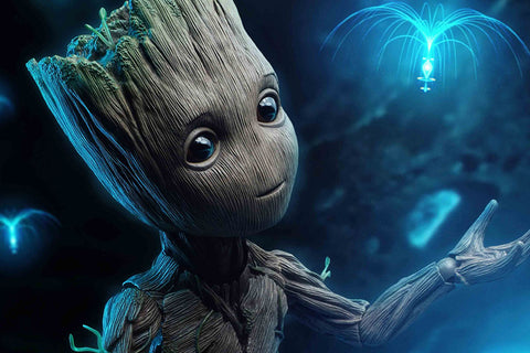 Poster Baby Groot - Guardians Of The Galaxy - Guardiões Da Galaxia - Filmes 