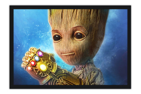 Poster Baby Groot - Guardians Of The Galaxy - Guardiões Da Galaxia - Filmes 
