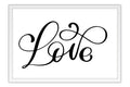 Poster Love - Frases