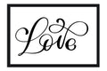 Poster Love - Frases