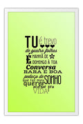 Poster Tu é Trevo De Quatro Folhas - Frases