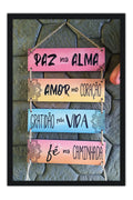 Poster Paz Na Alma - Frases