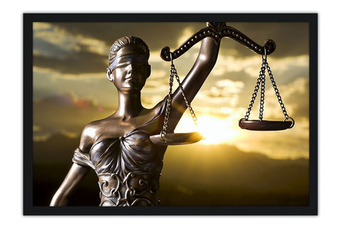Poster Direito - Justiça - Advocacia - Law - Profissões