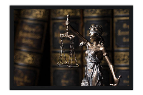 Poster Direito - Justiça - Advocacia - Law - Profissões