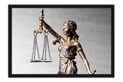 Poster Direito - Justiça - Advocacia - Law - Profissões