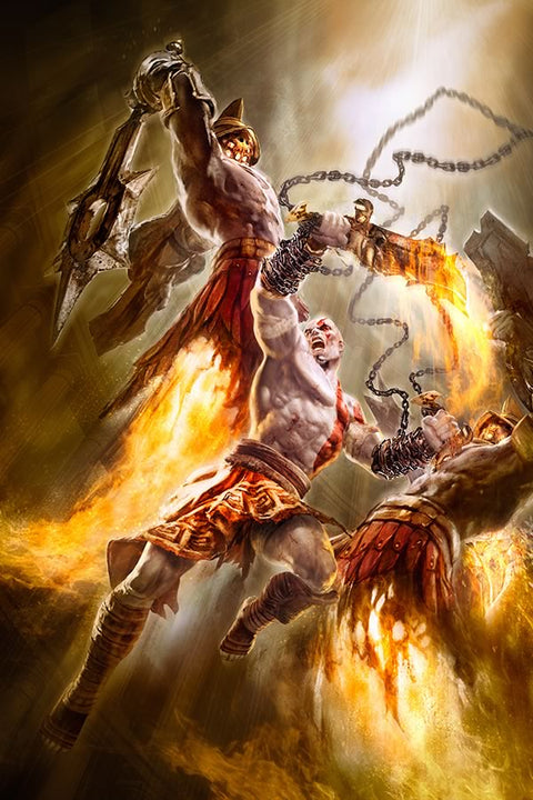 Poster God Of War Chains Of Olympus - Games