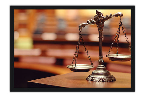 Poster Direito - Justiça - Advocacia - Law - Profissões