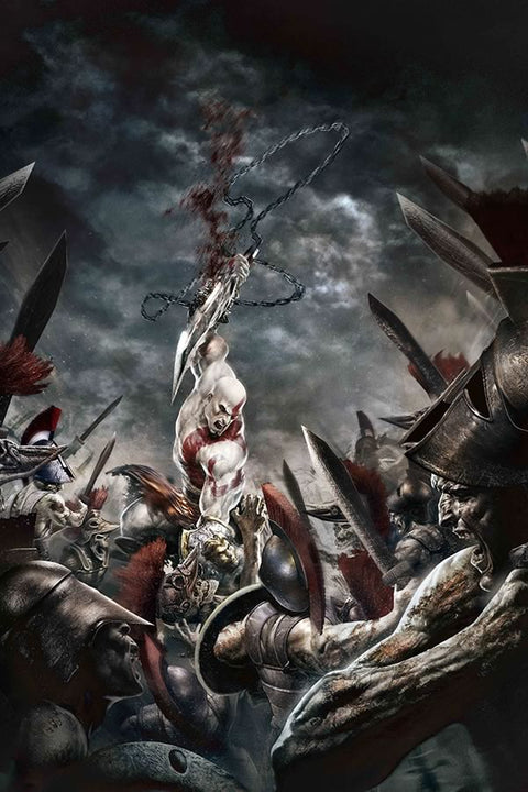 Poster God Of War Chains Of Olympus - Games