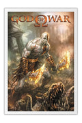 Poster God Of War - Kratos - Games