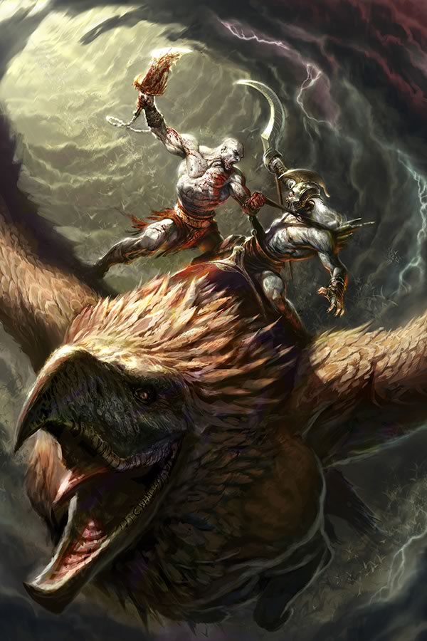 Poster God Of War II - Games