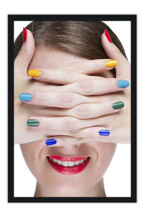 Poster Salão De Beleza – Manicure – Unhas – Cabelo - Cílios - Esmalte – Beauty – Salon - Profissões