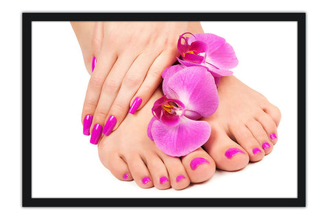 Poster Salão De Beleza – Manicure – Unhas – Cabelo - Cílios - Esmalte – Beauty – Salon - Profissões