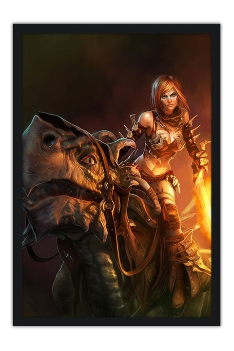 Poster Golden Axe Beast Rider - Games