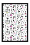 Poster Salão De Beleza – Manicure – Unhas – Cabelo - Cílios - Esmalte – Beauty – Salon - Profissões