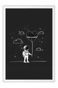 Poster Astronauta - Quarto De Bebê - Baby Room - Infantil