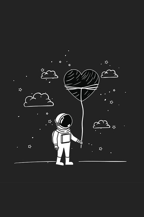 Poster Astronauta - Quarto De Bebê - Baby Room - Infantil