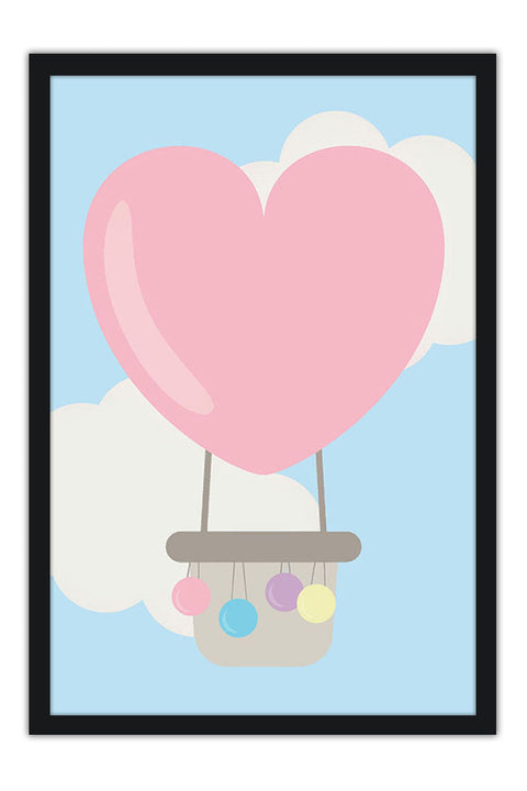 Poster Balão Quarto De Bebê - Baby Room - Infantil