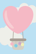 Poster Balão Quarto De Bebê - Baby Room - Infantil