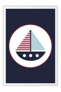 Poster Barco Quarto De Bebê - Baby Room - Infantil