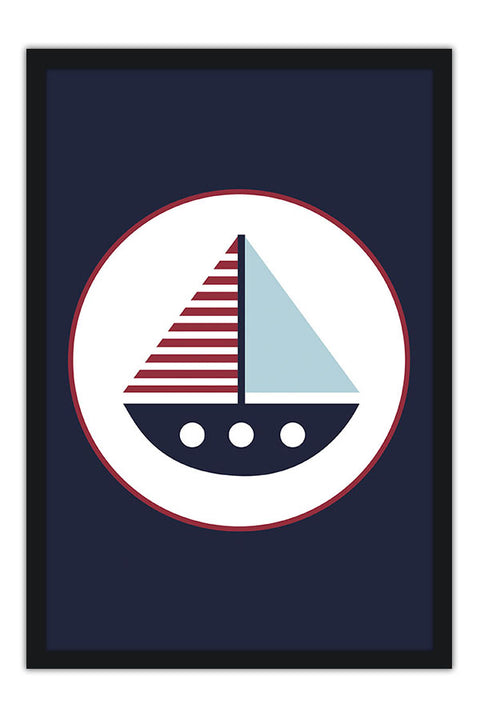 Poster Barco Quarto De Bebê - Baby Room - Infantil