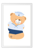 Poster Urso Marinheiro - Quarto De Bebê - Baby Room - Infantil