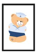 Poster Urso Marinheiro - Quarto De Bebê - Baby Room - Infantil