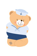 Poster Urso Marinheiro - Quarto De Bebê - Baby Room - Infantil
