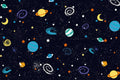 Poster Universo - Quarto De Bebê - Baby Room - Infantil