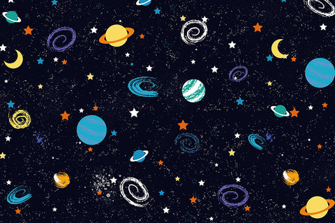Poster Universo - Quarto De Bebê - Baby Room - Infantil