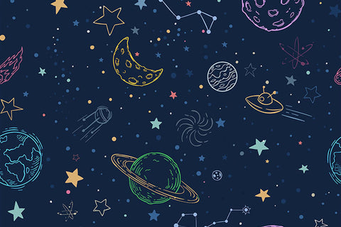 Poster Universo - Quarto De Bebê - Baby Room - Infantil