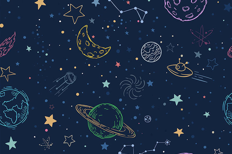 Poster Universo - Quarto De Bebê - Baby Room - Infantil