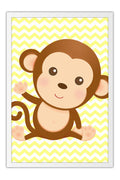 Poster Macaco - Quarto De Bebê - Baby Room - Infantil
