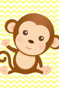 Poster Macaco - Quarto De Bebê - Baby Room - Infantil
