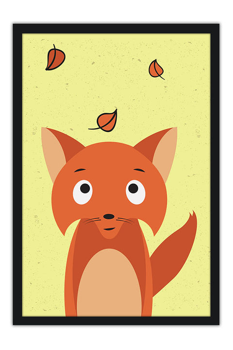 Poster Raposa - Quarto De Bebê - Baby Room - Infantil